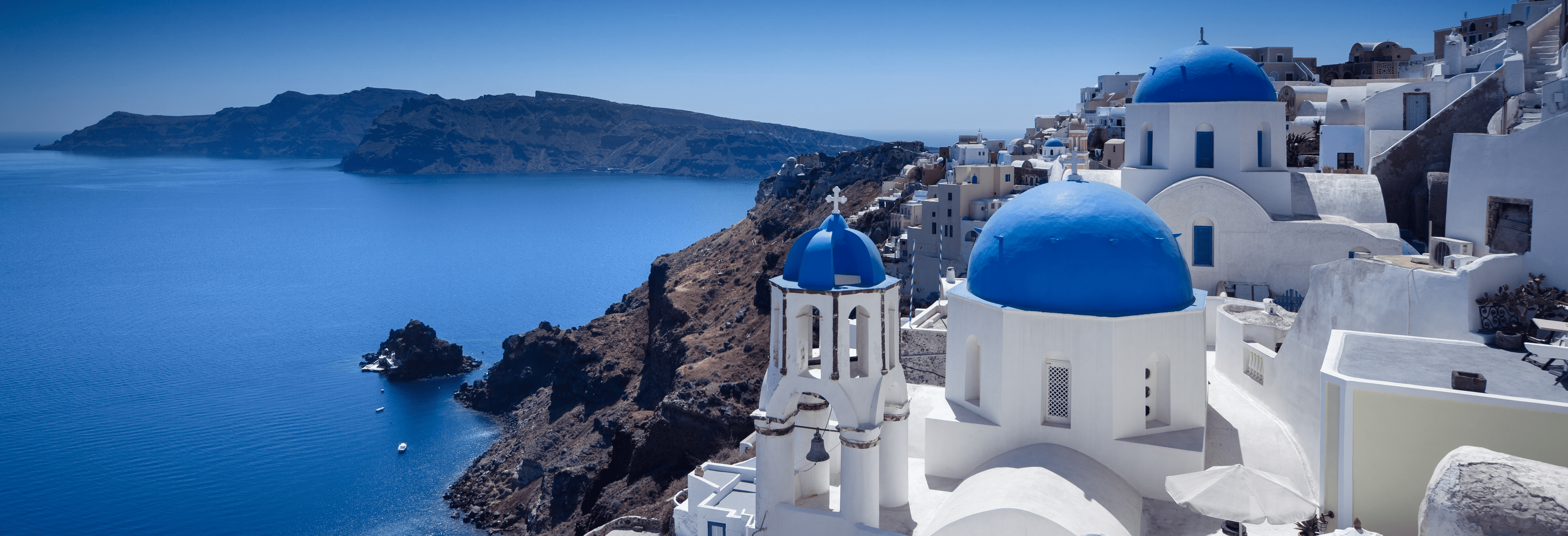 landscape of Greece vacation resort